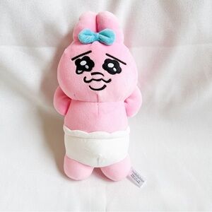 NWOT Opanchu Usagi crying face mascot plush 9" tall